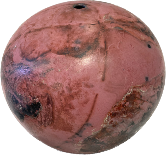 Small Red Saggar Sphere
