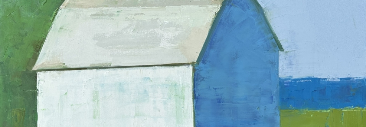White Barn, Blue Shadow